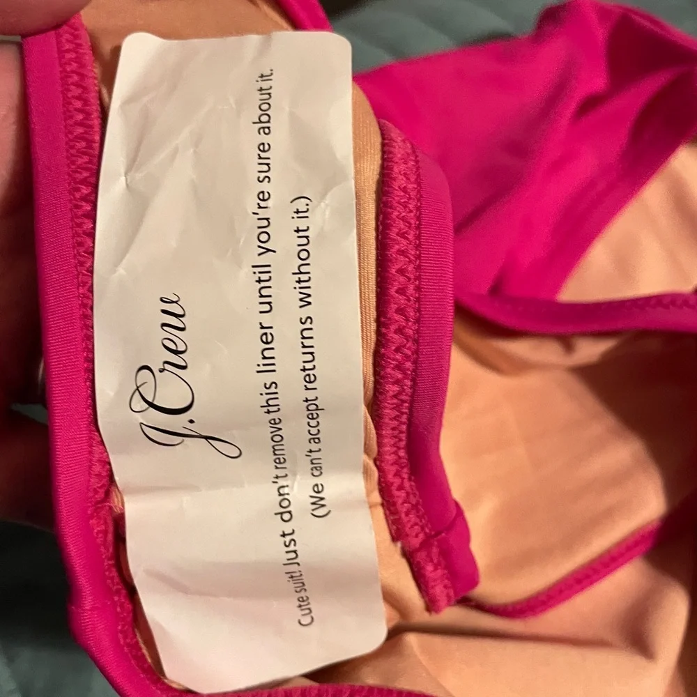 NWT J.Crew High Rise Full Coverage‎ Bikini Bottom Magenta Orchid XS Beach Resort